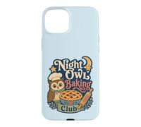 Cute Moonlit Dessert Lover Kitchen Pastry Humor Case for iPhone 15 Plus
