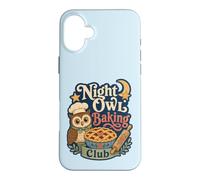 Cute Moonlit Dessert Lover Kitchen Pastry Humor Case for iPhone 16 Plus