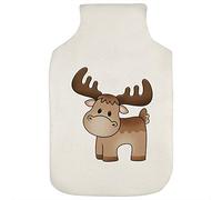 'Cute Moose' Hot Water Bottle Cover (HW00022901)
