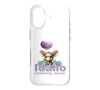 Cute Moose Idaho Huckleberry Heaven Novelty Graphic Souvenir Case for iPhone 17