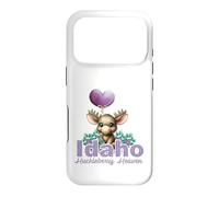 Cute Moose Idaho Huckleberry Heaven Novelty Graphic Souvenir Case for iPhone 17 Pro
