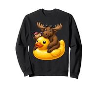 Cute Moose Rubber Duck Sweatshirt