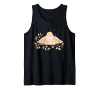 Cute Mother Bird Baby Birds Rainy Nature Art Tank Top