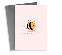 Cute Mother’s Day card - queen bee - Kawaii - punny