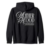 Cute Motherhood Some Days I Rock It Some Days It Rocks Me Zip Hoodie