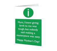 Cute Mothers Day Card, Heartwarming Postcard, Fun Greeting Card with Rare Design, Cool Mom Cards with Charming Artwork, Cards for Special Wishes, Retirement Thank You Use for Celebration & Thanks