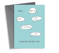 Cute Mother's Day Card - I'd be lost without you