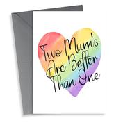 Cute Mother's Day Card - LGBTQ+ - Two Mum's
