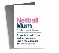 Cute Mother's Day Card - Netball Mum - Definition