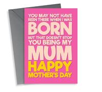 Cute Mother's Day Card - Step Mum - Doesn't Stop You Being My Mum