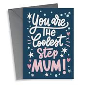 Cute Mother's Day Card - You are the coolest step mum