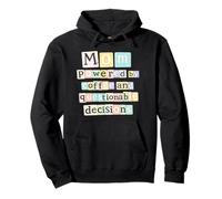 Cute Mothers Day Powered By Coffee Questionable Decisions Pullover Hoodie