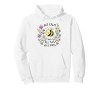Cute Motivational Bee Quotes For Women Positive Affirmation Pullover Hoodie