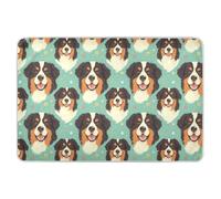 Cute Mountain Dog Faces Flower Extra Large Resuable Baby Bed Pad Highly Absorbent Diaper Changing Mat Portable Pee Mats for Children Adults Pets 52" L x 34" W