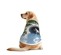 Cute Mouse Dog Shirt Vest Dog Clothes- Breathable Cooling for Big Dogs, Sun Protection Comfort Wear for Golden Retriever, Husky, Alaska Outdoor Activities X-Large