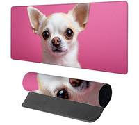 Cute Mouse Mat 600x300x3mm, Gaming Mouse Pad Dog, Large Desk Mat Non-Slip Rubber Base XXL Mousepad with Stitched Edge, Gaming Accessories Keyboard Mousepad, for Computer Accessories Laptop J-5764