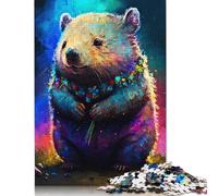 Cute Mouse Painting Jigsaw Puzzles 1000 Pieces for Adults Wooden Puzzles Brain Exercise Challenge Game Entertainment Gifts Teenagers Family Activity 1000pcs (75x50cm)