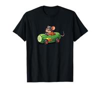 Cute Mouse Racer in Cucumber Soap Car Box T-Shirt