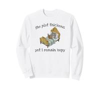 Cute Mouse: "The Plot Thickens Yet I Remain 'eepy" Sweatshirt