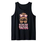 Cute Mud Run After This We're Getting Tacos Mudding Camping Tank Top