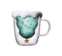 Cute Mugs Christmas Coffee Mug Tea Cup Milk Cup Glasses Double Wall Insulated Glasses Espresso Cup