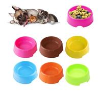 Cute Multi-purpose Candy Color Plastic Dog Bowls Feeding Bowls Dog Water Feeding G4k4 Puppy Feeder Food Supplies Pet