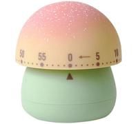 Cute Mushroom Timer Time Management Mechanical Kitchen Timers for Home Kitchen Cooking Playing Pianos Study Manual Countdown