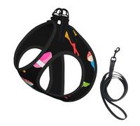 Cute Mushrooms Ladies Funny Mushroom Butt Small Pet Towing Vest, Adjustable Straps, Easy to Walk, Soft and Breathable Straps, Suitable for Small Dogs and Cats, Etc