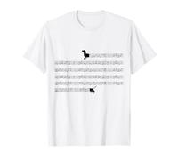 Cute Music Dachshund Weiner dog music notes art T-Shirt