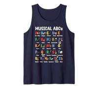 Cute Musical ABCs Alphabet for Music Teacher Tank Top