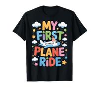 Cute My First Plane Ride Flying Travelers Kids T-Shirt