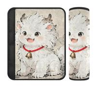 Cute Mythical Beasts of Ancient Chinese Mythology 2 Pack Belt Strap Covers, More Comfort Driving, seat Belt Cover for car for Auto
