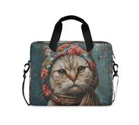 Cute Mythical Beasts Of Ancient Chinese Mythology Laptop Sleeve Case Thin Laptop Carrying Case with Zipper messenger bags for Laptop Computer with Strap Handle, 13 14 15.6 inch