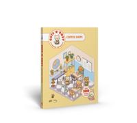 Cute 'n' Cozy Sticker Therapy: Coffee Shops : Over 500 reusable stickers!