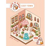Cute 'n' Cozy Sticker Therapy: Cozy Town: Eight cozy 3D scenes to fill with over 500 cute stickers!