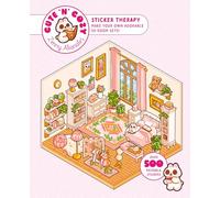 Cute 'n' Cozy Sticker Therapy: Make Your Own Adorable Room Sets! Over 500 Reusable Stickers