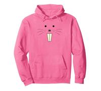 Cute Naked Mole Rat Face Halloween Costume Pullover Hoodie