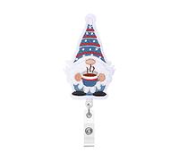 Cute Name Tag Holder 360 Retractable Felt Badge Reel Stretching Length 25'' for Kids Rewards Party Giveaways Badge Holders with Lanyard Clip Retractable Cute for Nurses Teachers Kid Women