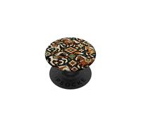 Cute Native American Beadwork Wild Horses Southwest Pattern PopSockets Adhesive PopGrip
