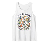 Cute Nature Feed The Birds Kids Teachers Parents Birder Tank Top