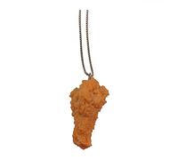 Cute Necklace for Women New Simulation Fried Chicken Legs Fun Small Gift Personality Men's and Women's Pendant Jewelry Necklace Womens Dainty Jewelry (Khaki, One Size)