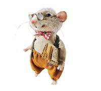 Cute Needle Felt, Christmas Wool Felt, Felting Ornament Mice, Handmade Needle Felt Mice, Cute Needle Felt Mice, Handmade Needle Felt Mice Decorations for Festival