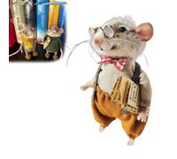 Cute Needle Felted Mouse, 2025 New Christmas Wool Felt Mouse Ornament,Handmade Needle Felt Mice Decorations,Cute Felt Mice Figurine,Needle Felted Christmas Mouse Doll Decorations (Type D)