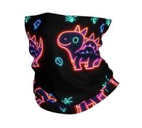 Cute Neon Dinosaurs 10 Headband Stylish Hair Band Comfortable Facial Decoration For Skiing Workout Yoga 25X50Cm