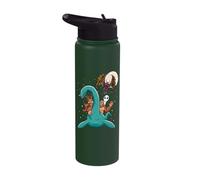 Cute Ness Bigfoot Mothman Cryptid Monsters Local Cryptid Stainless Steel Insulated Water Bottle