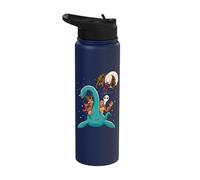 Cute Ness Bigfoot Mothman Cryptid Monsters Local Cryptid Stainless Steel Insulated Water Bottle