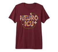 Cute Neuro ICU Neuroscience Brain Nursing School Crew Premium T-Shirt