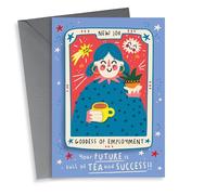 Cute New Job Card - Tarot - Your Future is Tea and Success