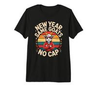 Cute NEW Year Same Goats NO Cap Rizz Goated Teacher Happy Premium T-Shirt