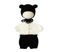 Cute Newborn Bear Photography Outfit Romper & Hat Set Lovely Costume for Memorable Moments for Boys Girls Baby Costume Props for Newborns Baby Outfit Set